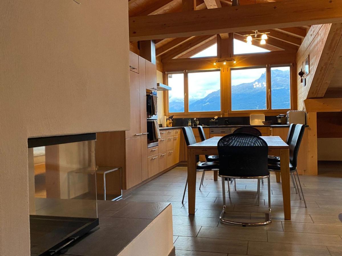 Attic In The Alps Apartment Luzein Exterior photo